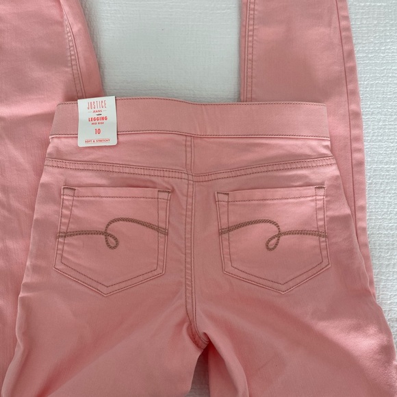 Pink Justice legging/Jean size 10. New with tags! - Picture 7 of 8